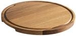 APS 757 Servierbrett "PIZZA" aus ge&ouml;ltem Eichenholz, Pizzateller &Oslash; 34 cm,