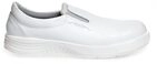 ABEBA 357976 711032 S2 Halbschuh, Rutschhemmende PU-Sohle, Wei&szlig;, 44 Gr&ouml;&szlig;e