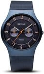 Bering Herren Quarz Uhr | Armbanduhr 39 mm Titangeh&auml;use und Zifferblatt 