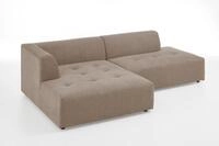 ATLANTIC home collection Eckgarnitur, XXL-Liegefl&auml;che (ca. 63x240cm),