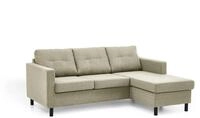 Atlantic Home Collection TEA03-03 Polsterecke, Ecke beidseitig montierbar, Creme, 189