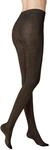 KUNERT Damen Strumpfhosen Winter Dreams - Plait w&auml;rmend Brown-mel. 8210 42-44