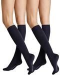 Hudson Damen Kniestr&uuml;mpfe Only 2-Pack w&auml;rmend Marine 0337 35-38