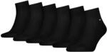 Tommy Hilfiger Herren Quarter Socken ECOM 6er Pack Schwarz Weiss Grau 75%...