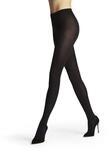 FALKE Damen Strumpfhose Cotton Touch W Ti Baumwolle einfarbig 1 St&uuml;ck, Schwarz Black
