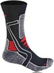 F-lite Feet Motorcycling Mid Woman, Black/Red, 39-42, 26-4521-7-2-0031