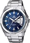 Casio Edifice Herrenarmbanduhr, massives Edelstahlgeh&auml;use und Armband, 10 BAR