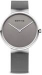 BERING Unisex Uhr Quarz Movement - Classic Collection mit Edelstahl und Saphirglas