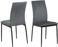 AC Design Furniture Devin Esszimmerst&uuml;hle 4er Set, H: 92 x B: 43,5 x T: 53 cm,