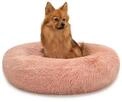 lionto Donutbett f&uuml;r Hunde & Katzen, Rundes Hundebett, &Oslash; 60 cm, Rosa