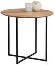 M2 Kollektion Keno 2 Couchtisch/Beistelltisch, Holz, braun, Durchmesser 60cm,...
