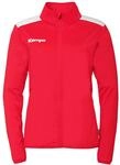 Kempa Damen Emotion 27 Poly Sport-Jacke, Rot/Wei&szlig;, XL EU