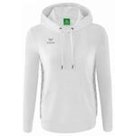 Erima Damen Essential Team Basic Kapuzensweat (2072216), wei&szlig;/Monument Grey, 38