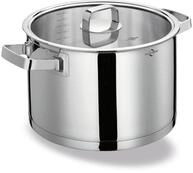 K&Uuml;CHENPROFI Kochtopf SAN REMO 6 Liter, 24 cm, Edelstahl, Glasdeckel