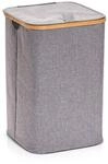 Zeller 14232 W&auml;schesammler, Polyester/Bamboo, Grau