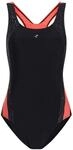 energetics Nora Bikini-Unterteile Black/Red Light/AOP 36