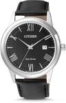 CITIZEN Herren Analog Quarz Uhr mit Leder Armband AW1231-07E