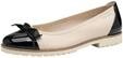 Tamaris Damen Ballerina flach, beige, 36 EU