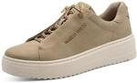 MARCO TOZZI Damen Sneaker flach mit Schn&uuml;rsenkeln Elegant, Beige (Dune), 38 EU