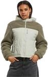 Urban Classics Ladies Sherpa Crinkle Nylon Mix Jacket palegreen/stonegreen, XL