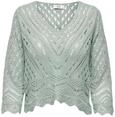 JdY Damen Jdynew Sun 3/4 Cropped KNT Noos Strickpullover, Jadeite, L EU