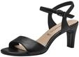 Tamaris Damen Sandalette mit Stilettoabsatz, schwarz, 41 EU