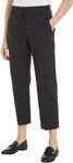 Tommy Hilfiger Damen Chino Hose Slim Fit, Schwarz (Black), 36