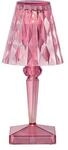 Kartell Battery, Batteriebetriebene Tischleuchte, H 30 cm, Pastellrosa