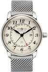 Zeppelin Herren-Armbanduhr XL LZ127 GRAF Analog Quarz Edelstahl 7642M5