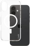 CARE BY PANZERGLASS Urban Combat Case Transparent w. White MagSafe iPhone 16...