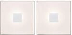 Paulmann 78401 LumiTiles LED Fliesen Square Set IP44 10x10cm 2er-Set incl....