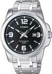 Casio Herren Analog Quarz mit Edelstahl Armbanduhr MTP1314PD1A
