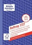 AVERY Zweckform 1727 Auftrag (A6, 2x40 Blatt, selbstdurchschreibend mit farbigem
