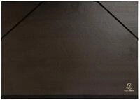Exacompta 548015E Zeichenmappe Kraft f&uuml;r DIN A3 mit 2 Verschlu&szlig;b&auml;ndchen aus...