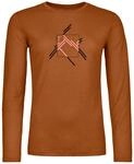 ORTOVOX 185 Merino MTN Cutout LS W, 83076, Bristle Brown, XS