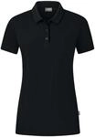 JAKO Organic Poloshirt Stretch Damen schwarz, 36 Damen