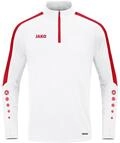 JAKO Kinder Ziptop Power, Wei&szlig;/Rot, 152