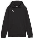 Puma Jungen Teamgoal Casuals Hoody Jr Pullover, Puma Black-Puma White, 140 EU
