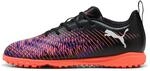 Puma Unisex Kinder Future 8 Play Tt Jr Fussballschuh, Puma Black Puma White Glowing