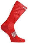 Kempa Herren Logo Classic Socken, Rot/Wei&szlig;, 41-45 EU