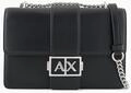 Armani Exchange Women's Jodie, Sustainable, Chain strap, Crossbody, Black, One size
