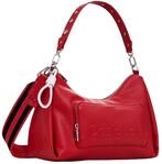 Desigual Schultertasche Umh&auml;ngetasche Half Logo Mayari Shoulderbag Carmine rot