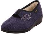 Fischer Dora, Damen Niedrige Hausschuhe 203528,Blau Blau 555,38 EU