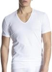 CALIDA Cotton Code T-Shirt Herren, mit V-Ausschnitt Weiss 52-54