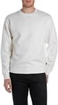 Replay Herren Sweatshirt Basic, Wei&szlig; (Natural White), L