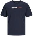 JACK & JONES Herren JJECORP Logo Tee Play SS O-Neck NOOS, Navy Blazer/Print:Play 5,XS