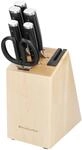 KitchenAid Gourmet 6-teiliges Messerblock-Set, schwarze Griffe, japanischer Stahl &ndash;