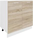 VCM K&uuml;chenm&ouml;bel Unterschrank 80x46x82 cm 2 T&uuml;ren Anrichte | Stauraum f&uuml;r...
