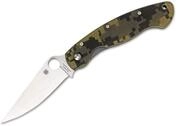 Spyderco Unisex &ndash; Erwachsene Military Digital Camo G10 Taschenmesser, Gr&uuml;n, 24.1