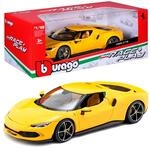 Bburago - Ferrari 296 GTB R&P - Realistisches Modellauto im Ma&szlig;stab 1:18,...